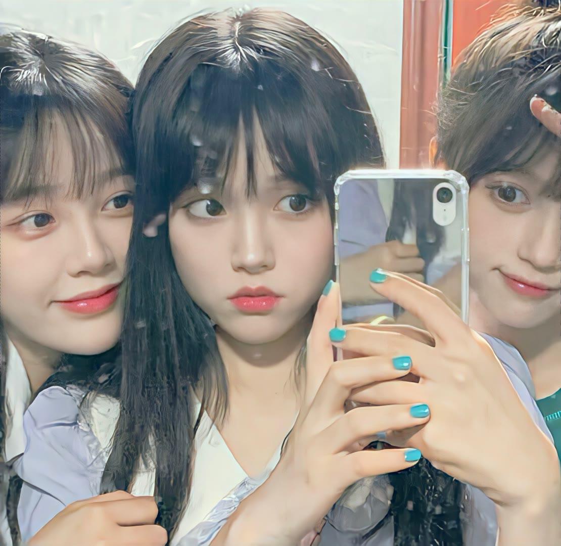 三人闺蜜头像真人不露脸,可爱头像闺蜜姐妹都可以用