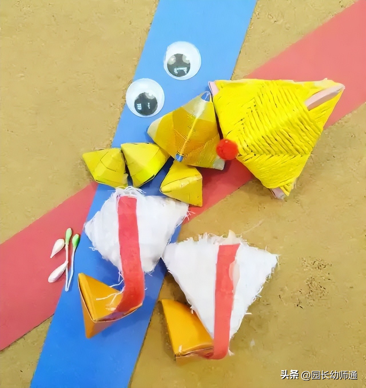 端午节幼儿园手工作品简单漂亮,幼儿园端午教室手工环创图片大全