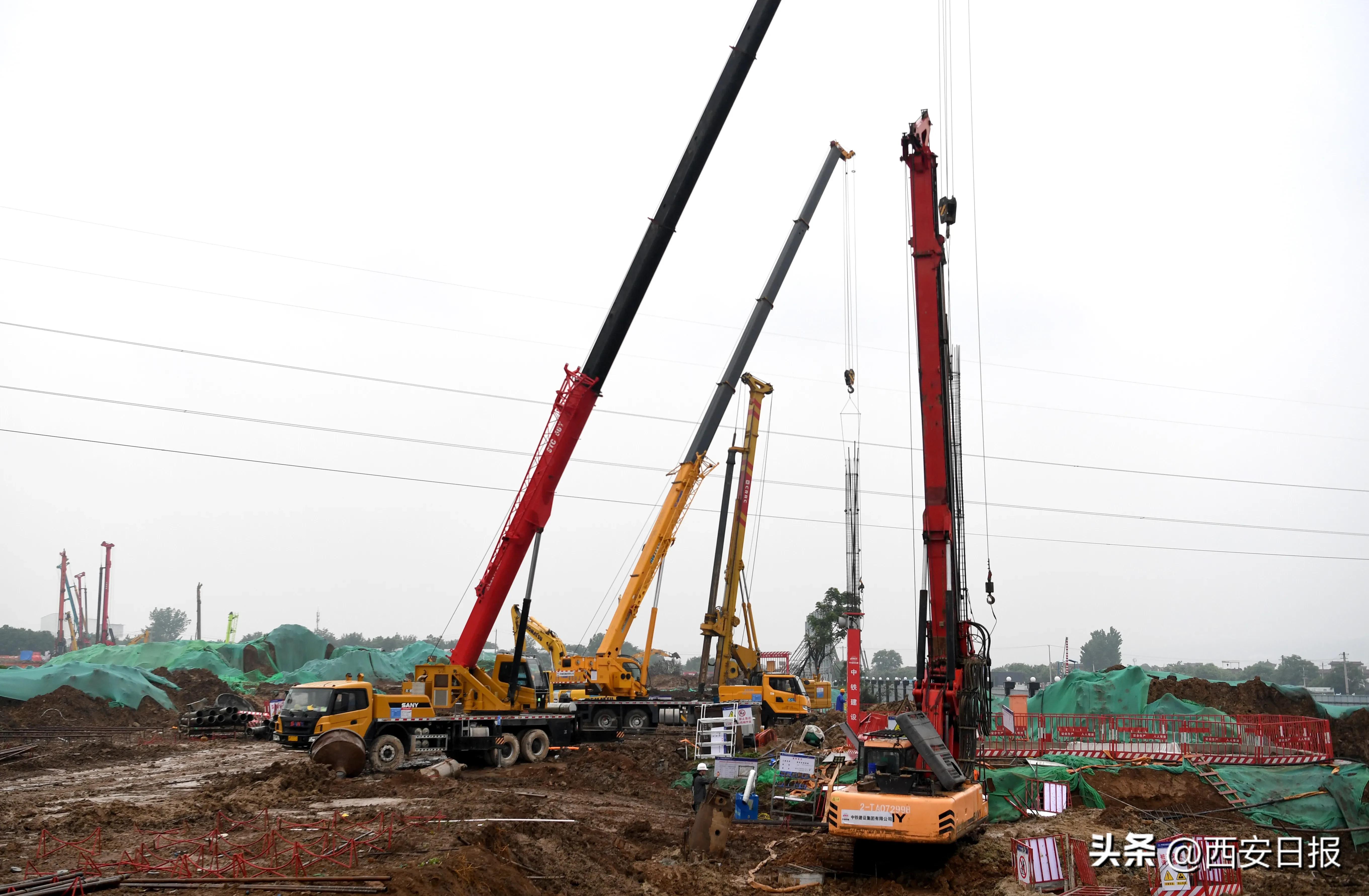 西安东站站房工程正式开工建设