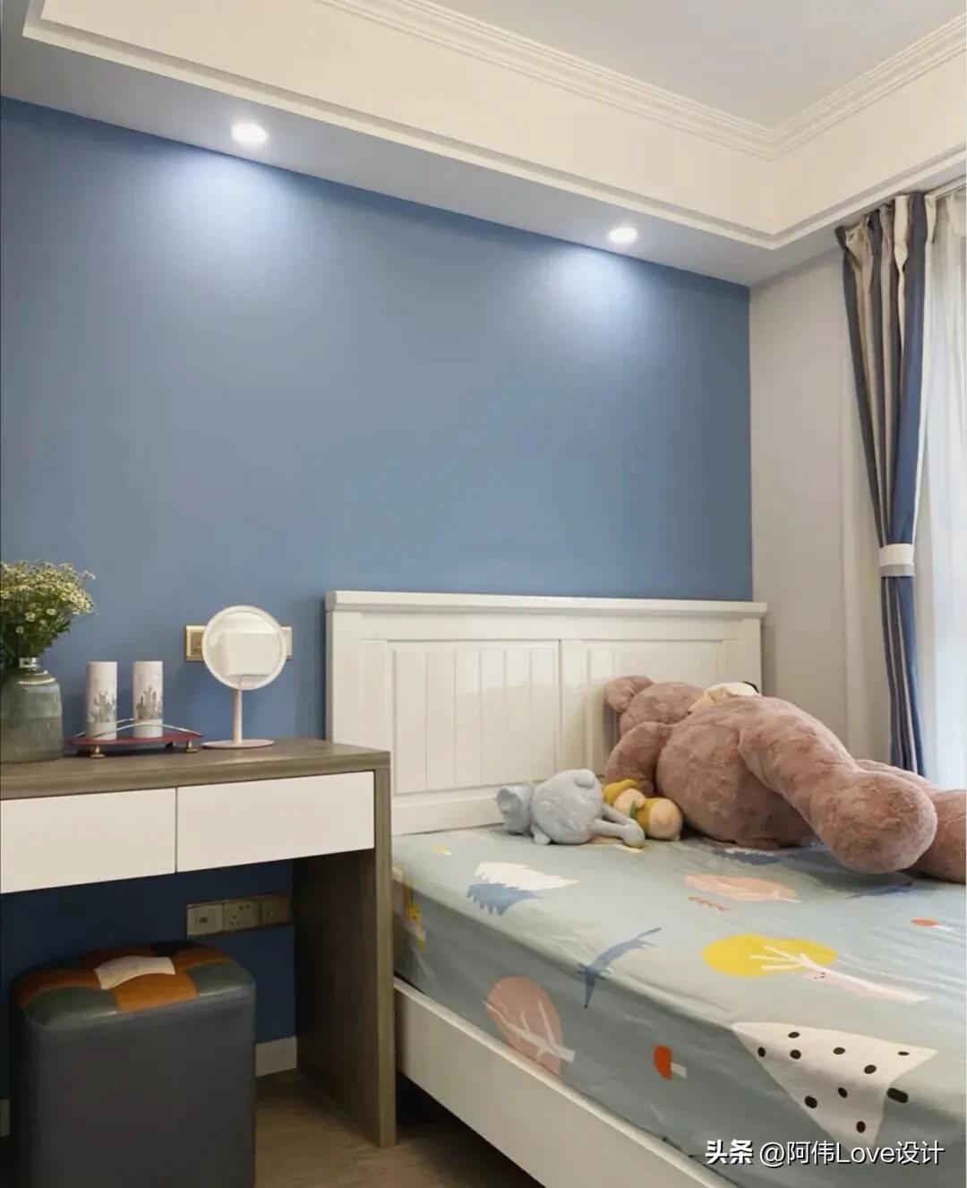 卧室刷墙颜色搭配,立邦漆卧室颜色搭配