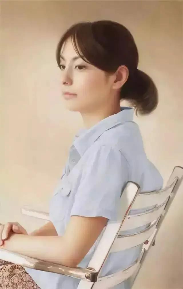 厚重写实的人物油画作品,超写实人物油画艺术作品欣赏