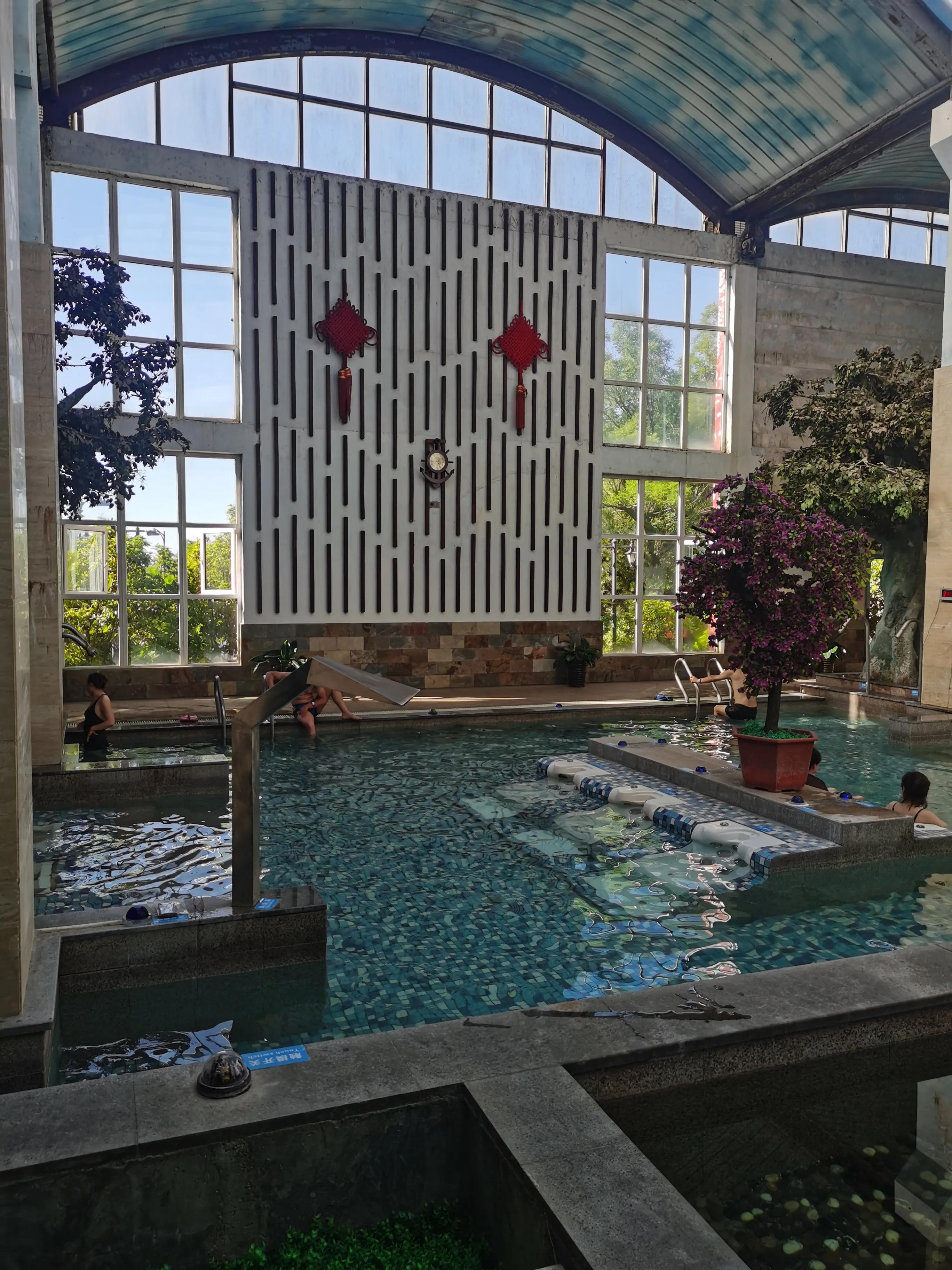 一元钱泡个温泉真舒服