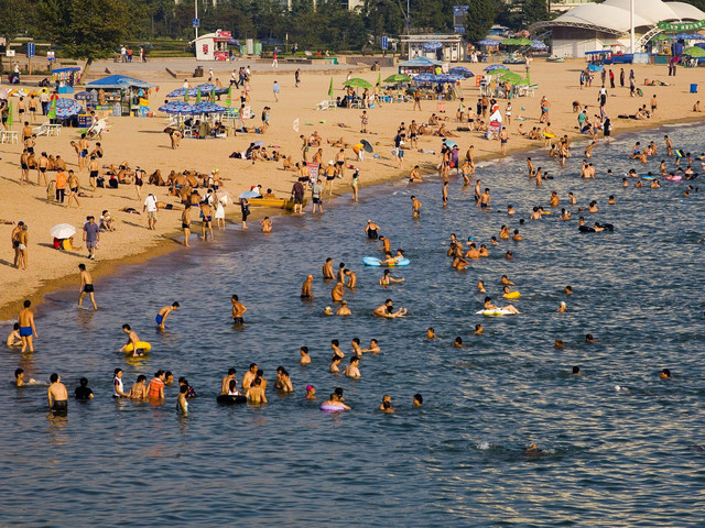 青岛金沙滩到昌黎黄金海岸,青岛黄金海岸金沙滩附近景点