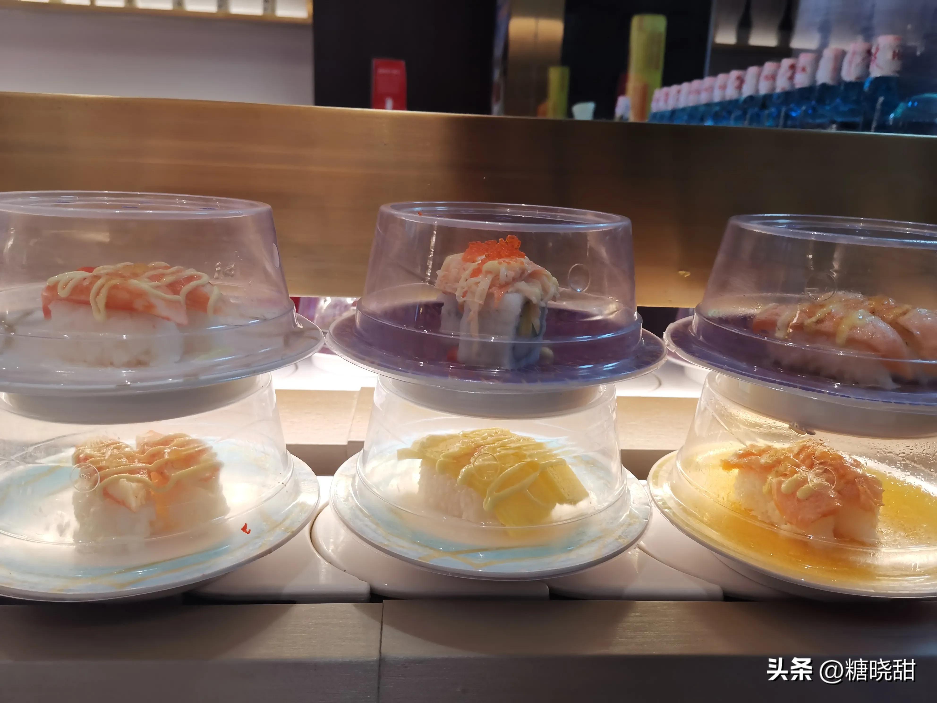 回转寿司探店,美食探店回转寿司