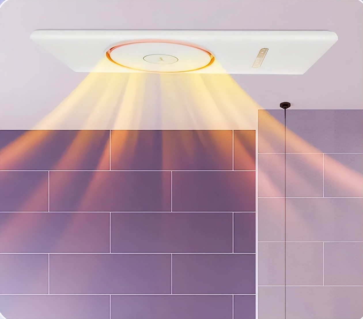 美的浴霸风华F1突破传统，全域暖风智控恒温更科技