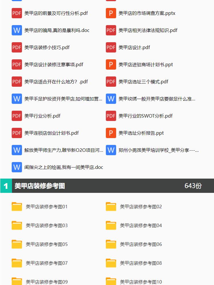 美甲店的创业计划书的公司简介,美甲店的投资分析