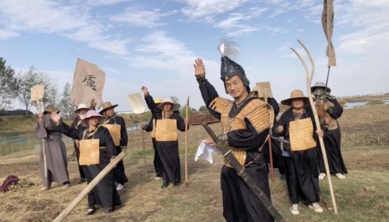 凉席当铠甲,拿凉席当古代盔甲