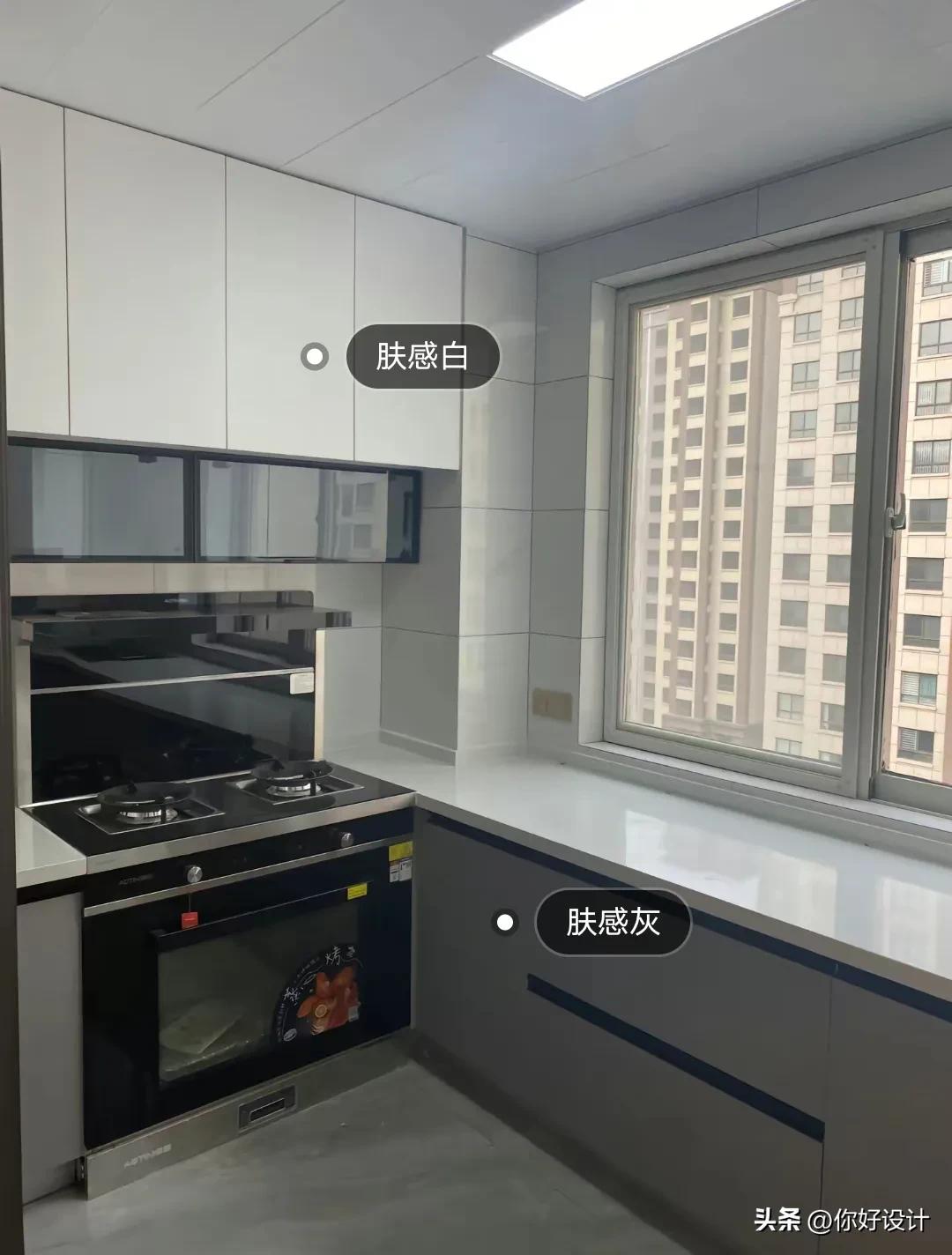 橱柜颜色搭配效果图,橱柜与瓷砖颜色搭配