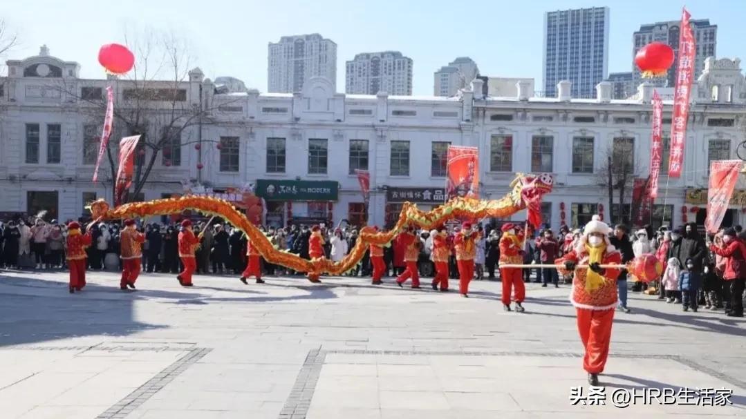 哈尔滨中华巴洛克美食节,哈尔滨西城红场冰雪美食节