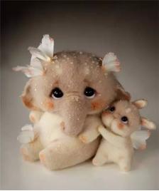 奇形怪状的羊毛毡,奇形怪状羊毛毡