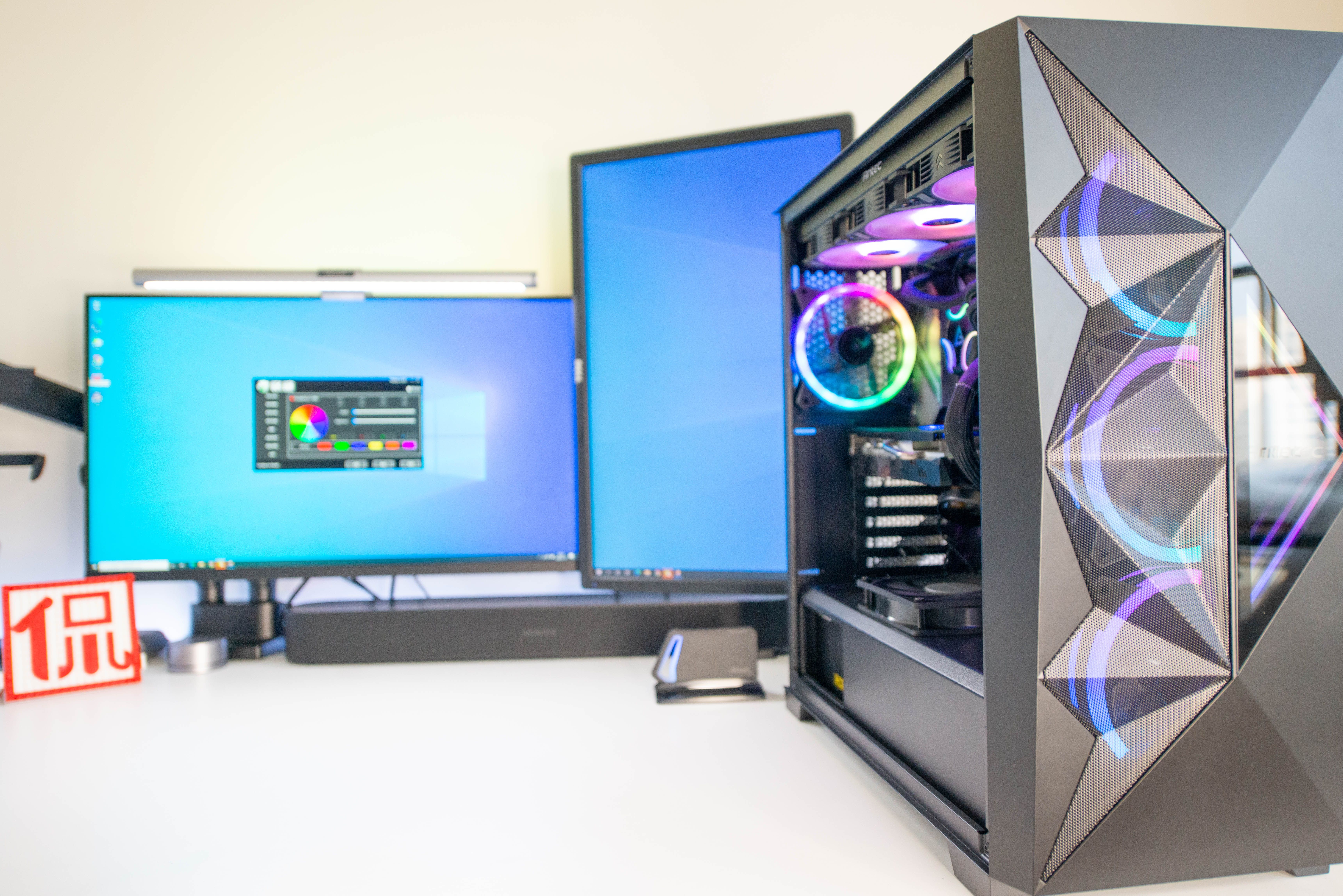 水冷显卡组装电脑教程,电脑组装rgb灯光