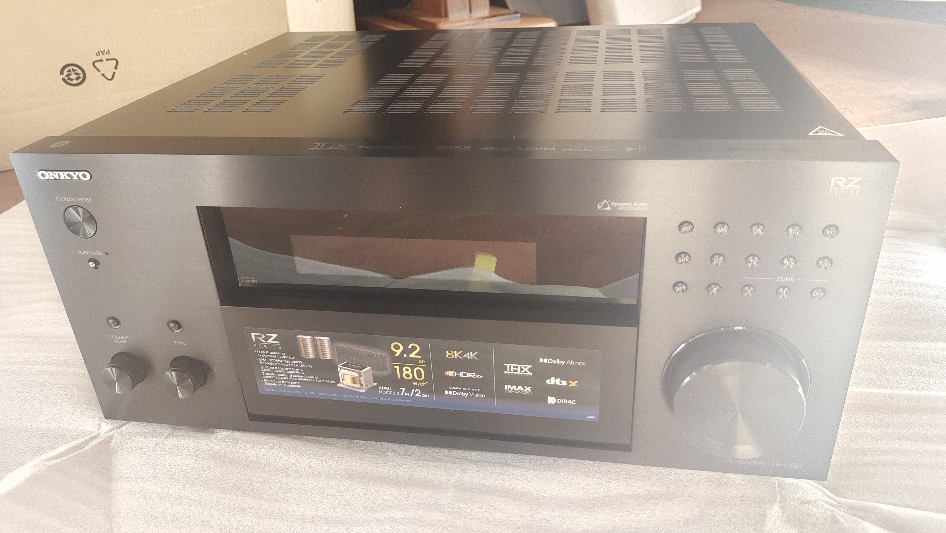 安桥rz50最新功放,安桥rz50全景声评测