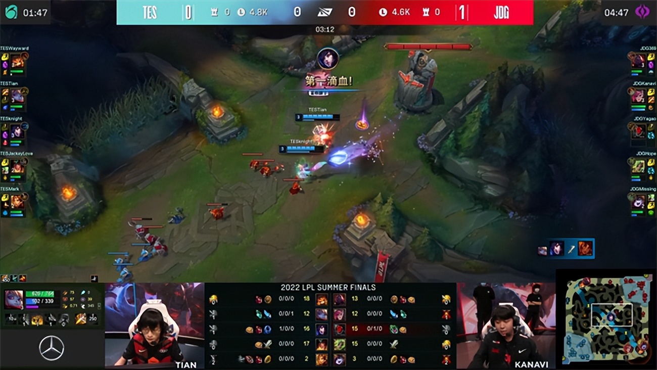 LPL夏季赛JDG胜TES,LPLJDG胜TES夺冠