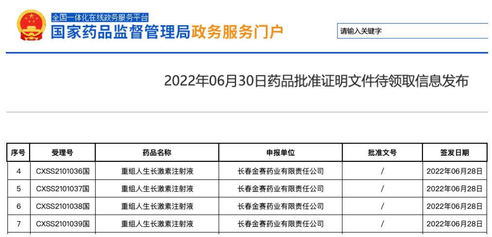 pws生长激素使用时间,金赛药业生长激素获批适应症
