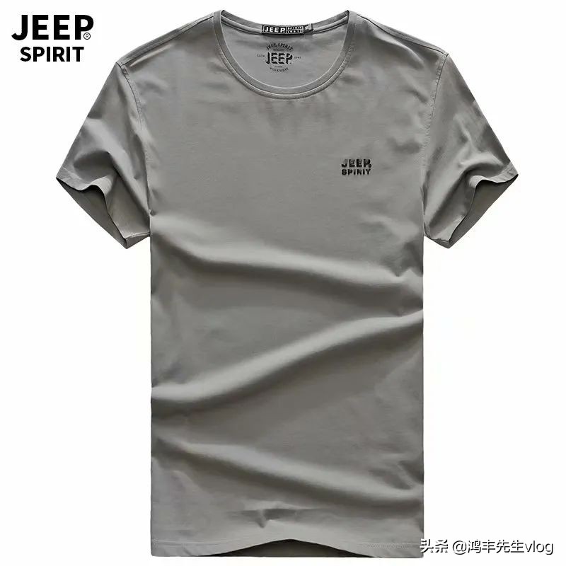 jeep短袖t恤专卖店男装翻领,jeep短袖t恤男纯棉官方正品