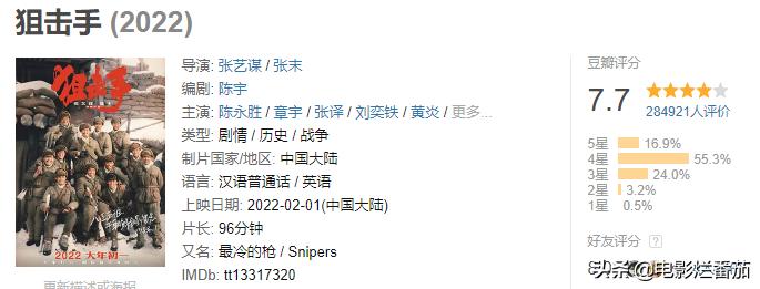 海清评分最高电影,海清最近刚播出的电影