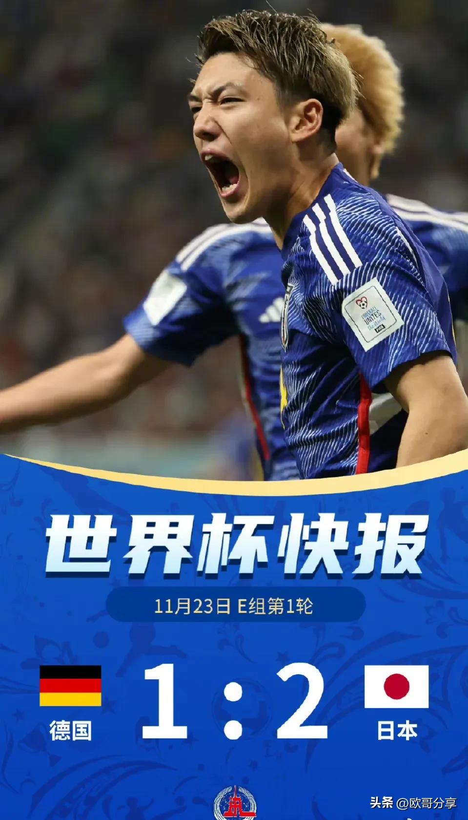 18年世界杯德国输给日本,世界杯日本2比1逆转德国短视频
