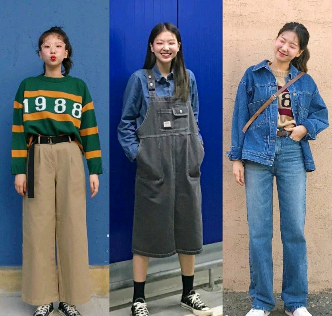 30套最火的韩系穿搭简单又好穿,慵懒风宽松韩版穿搭技巧