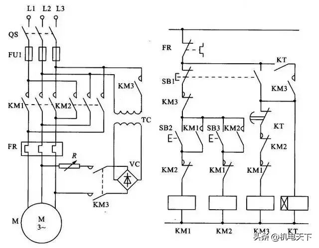 高压带电显示器电气原理接线图,电气接线图同一元件的各部分