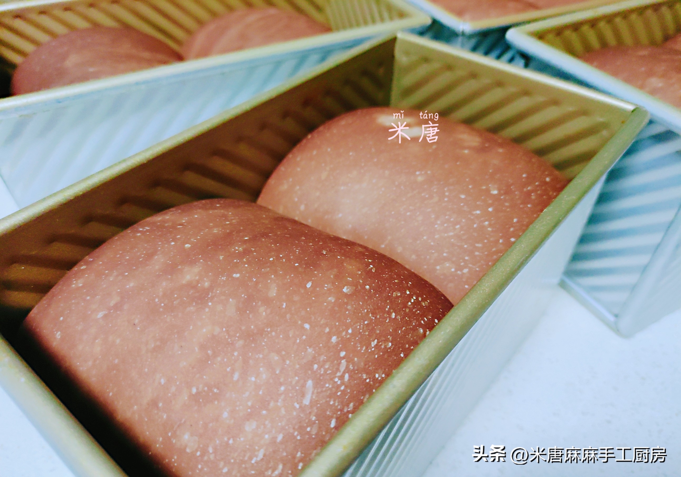 米唐麻麻玩转面团：#吐司日记#奥利奥乳酪吐司