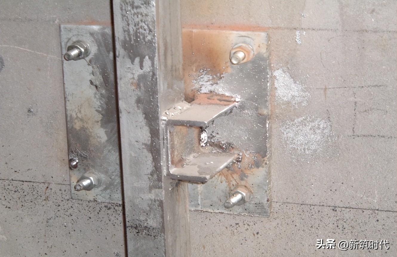 墙面石材干挂的施工规范,墙面石材干挂施工工艺横剖图