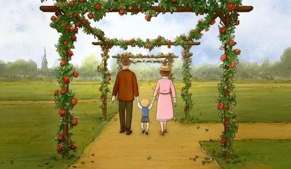 类似伦敦一家人的手绘动画,英国一家人手绘动画