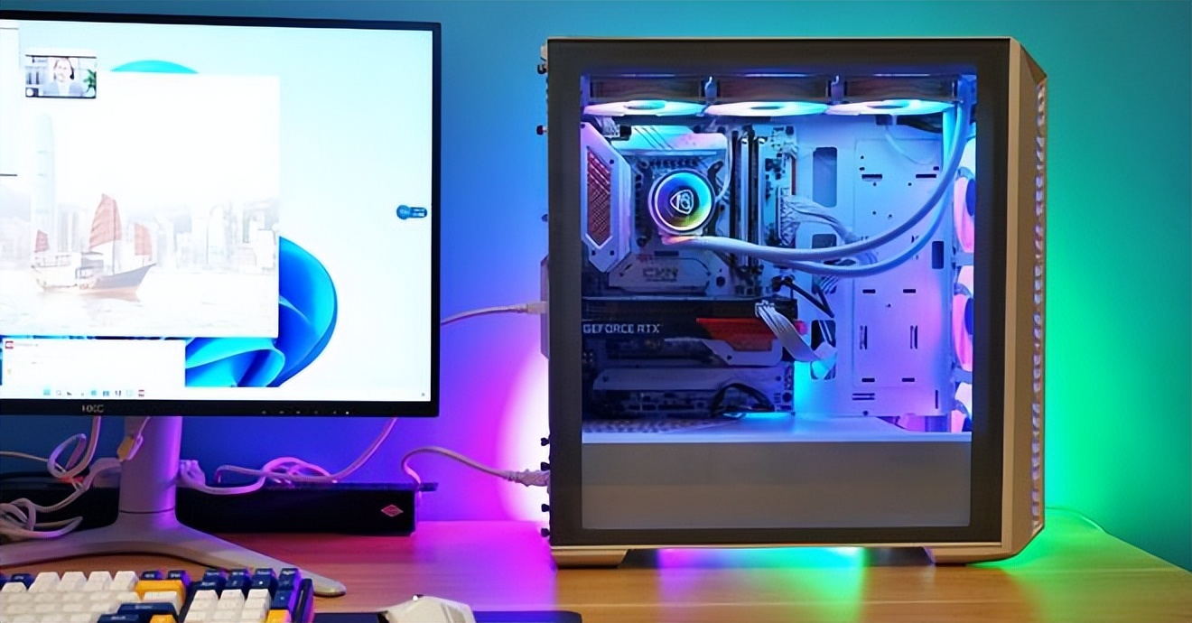 双11装机汇报:13700KF+七彩虹Z790+骨伽天吴T5水冷投入1个W