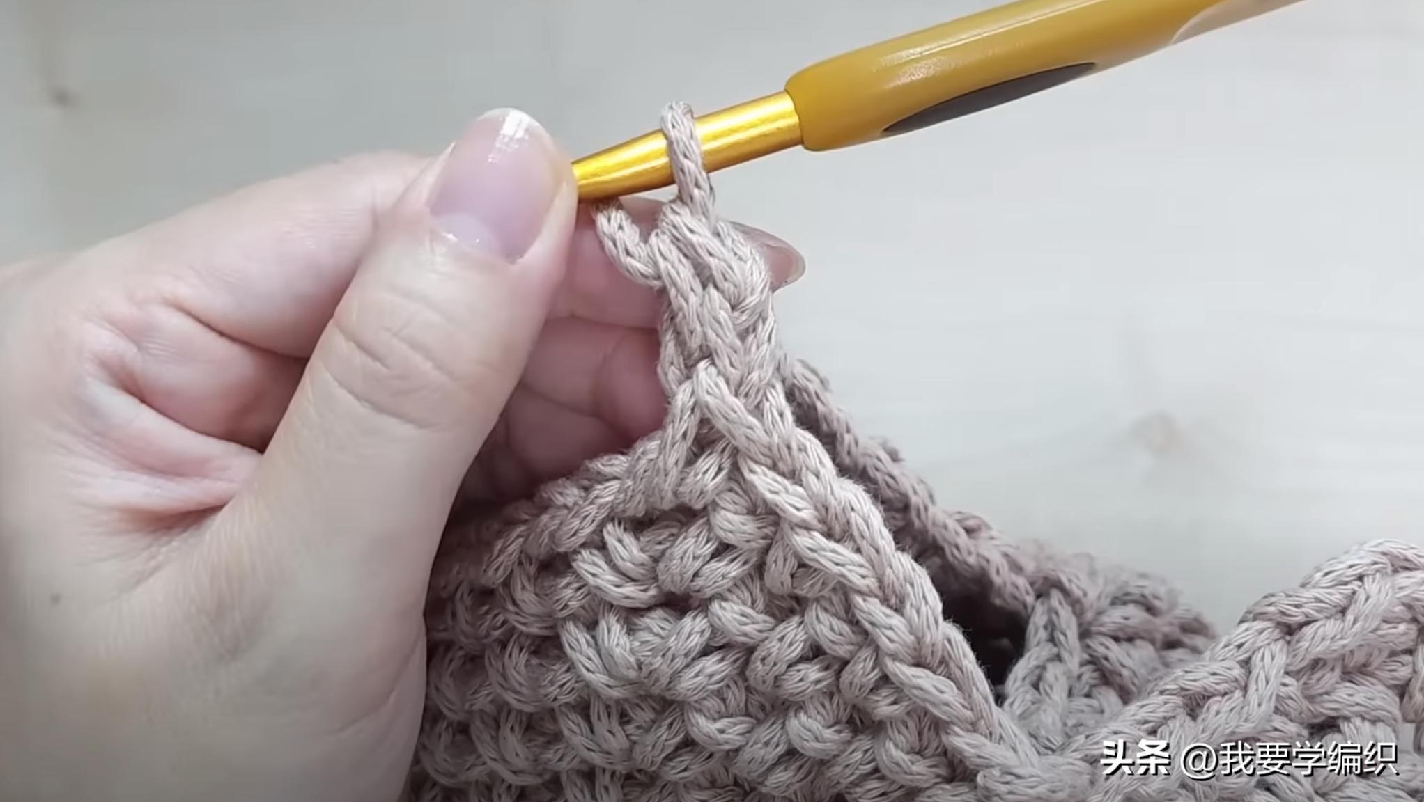 适合小姑娘提的手提包编织教程,小巧型编织包