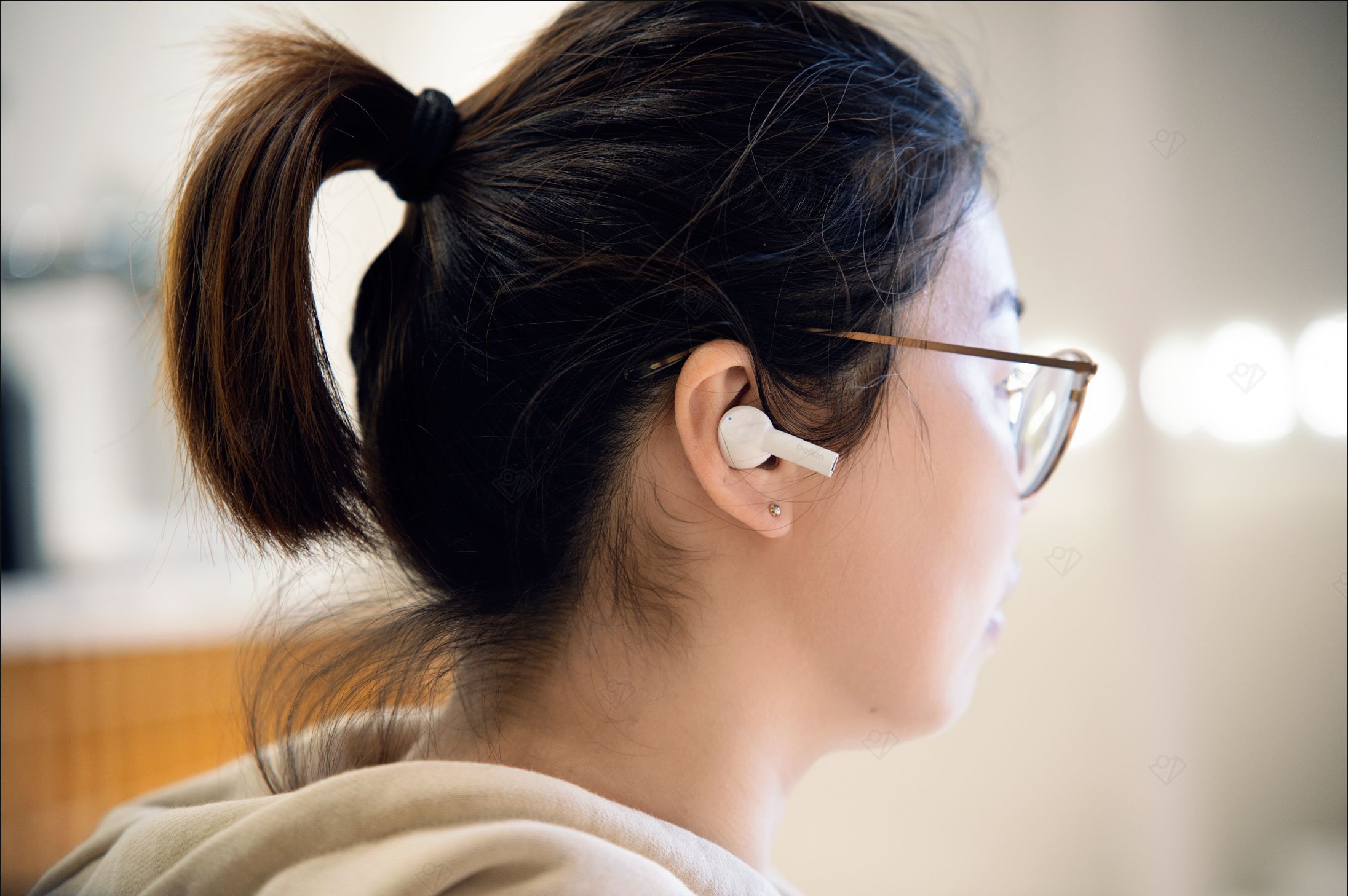 贝尔金沉浸降噪仓真无线蓝牙耳机,贝尔金耳机苹果生态