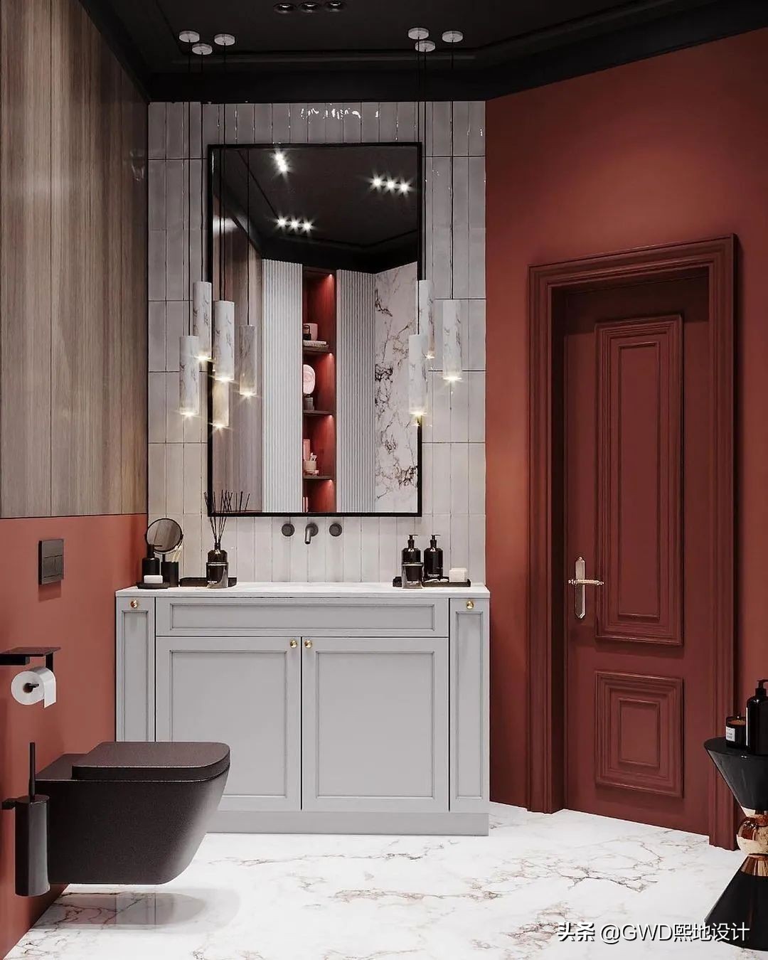 最美卫生间装修效果图,2021最火卫生间设计效果图