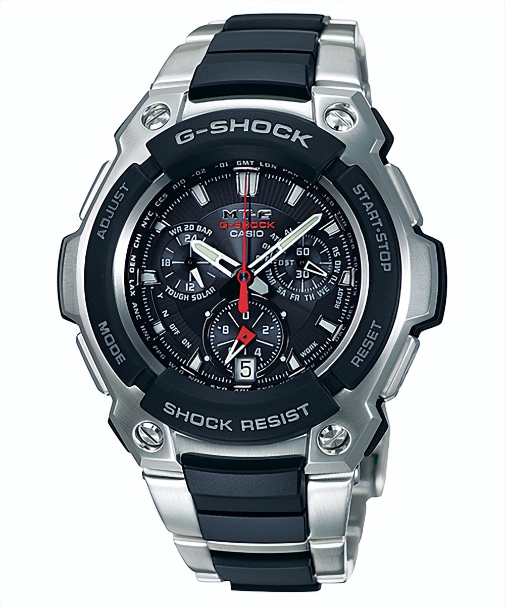 卡西欧gshock金属进化,卡西欧gshock黑金男表