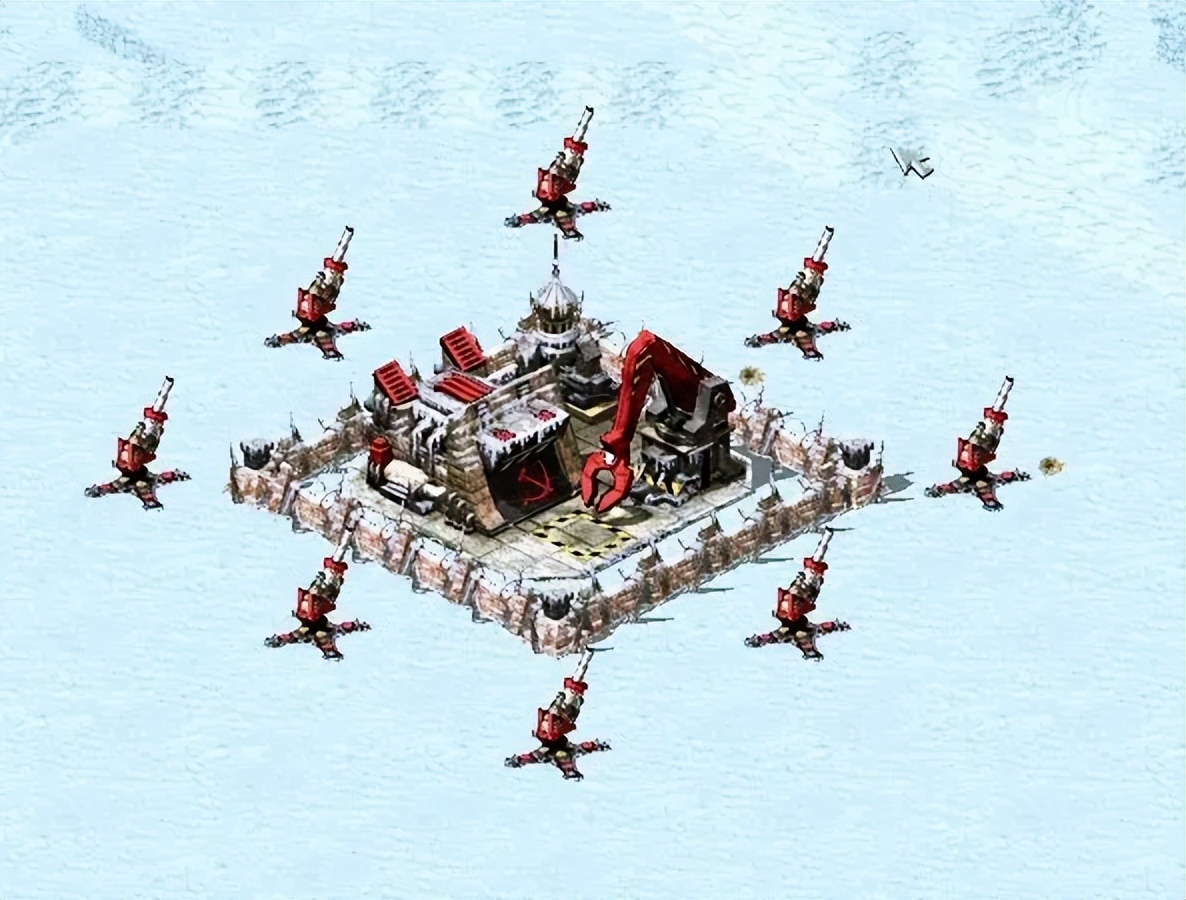 红警2利比亚防空炮怎么玩,红警2哪个版本有核能防空炮