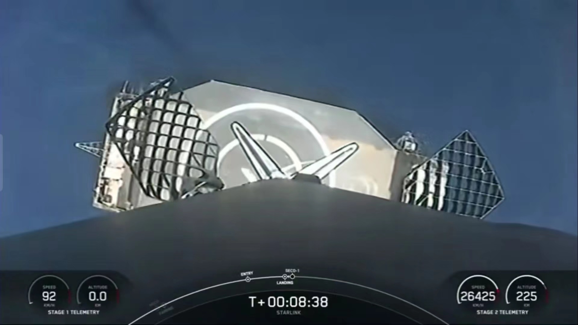 猎鹰9号发射星链卫星,猎鹰九号发射成功视频