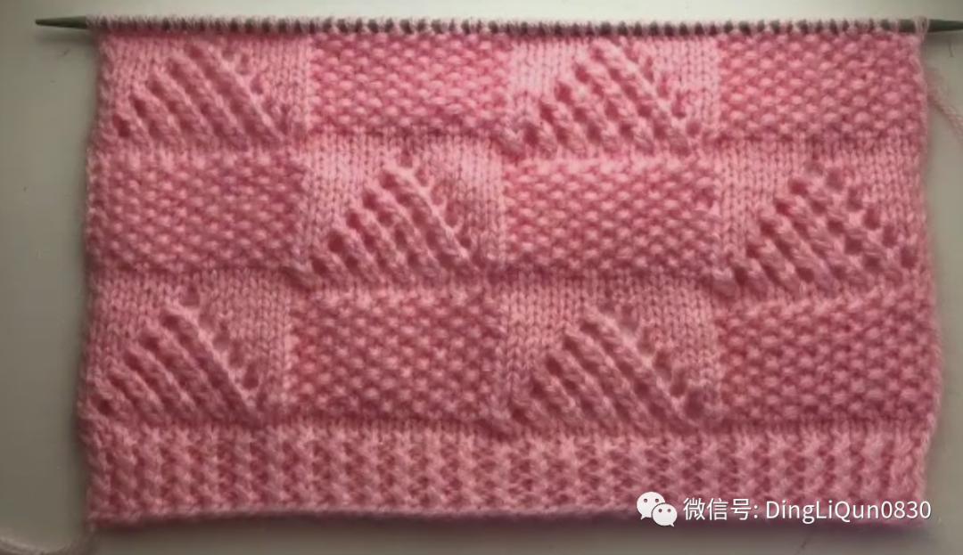 500个毛衣花样完整大平针版,毛衣华夫针花型图案大全