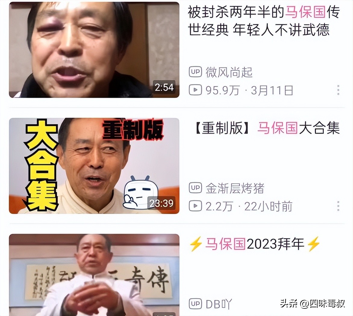 马保国后面有团队吗,马保国b站窝里斗