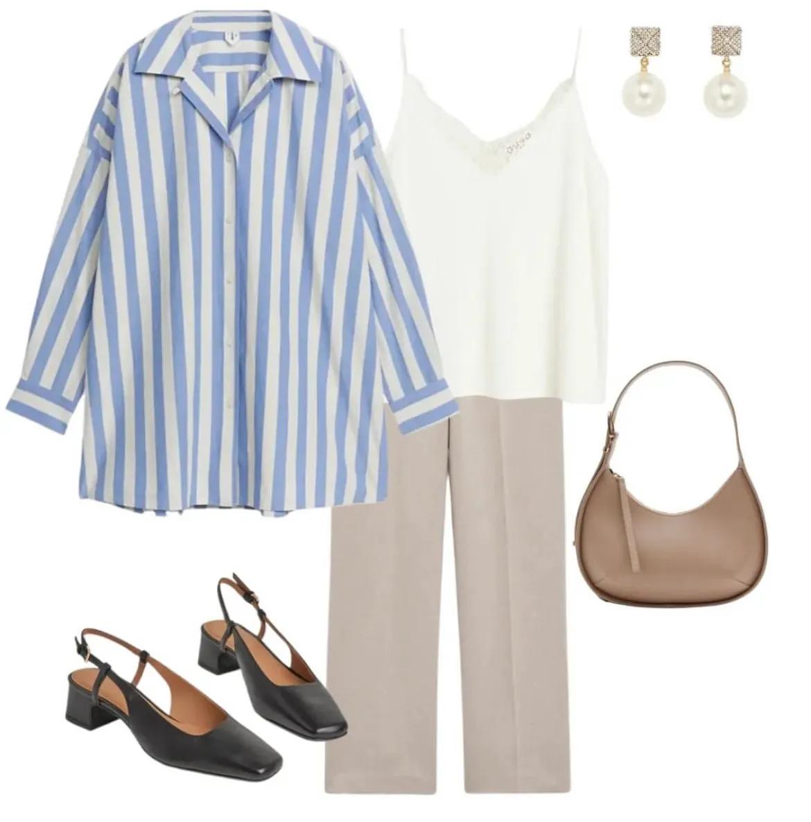 蓝白条纹衬衣带领结,蓝白条纹衬衣怎么搭配