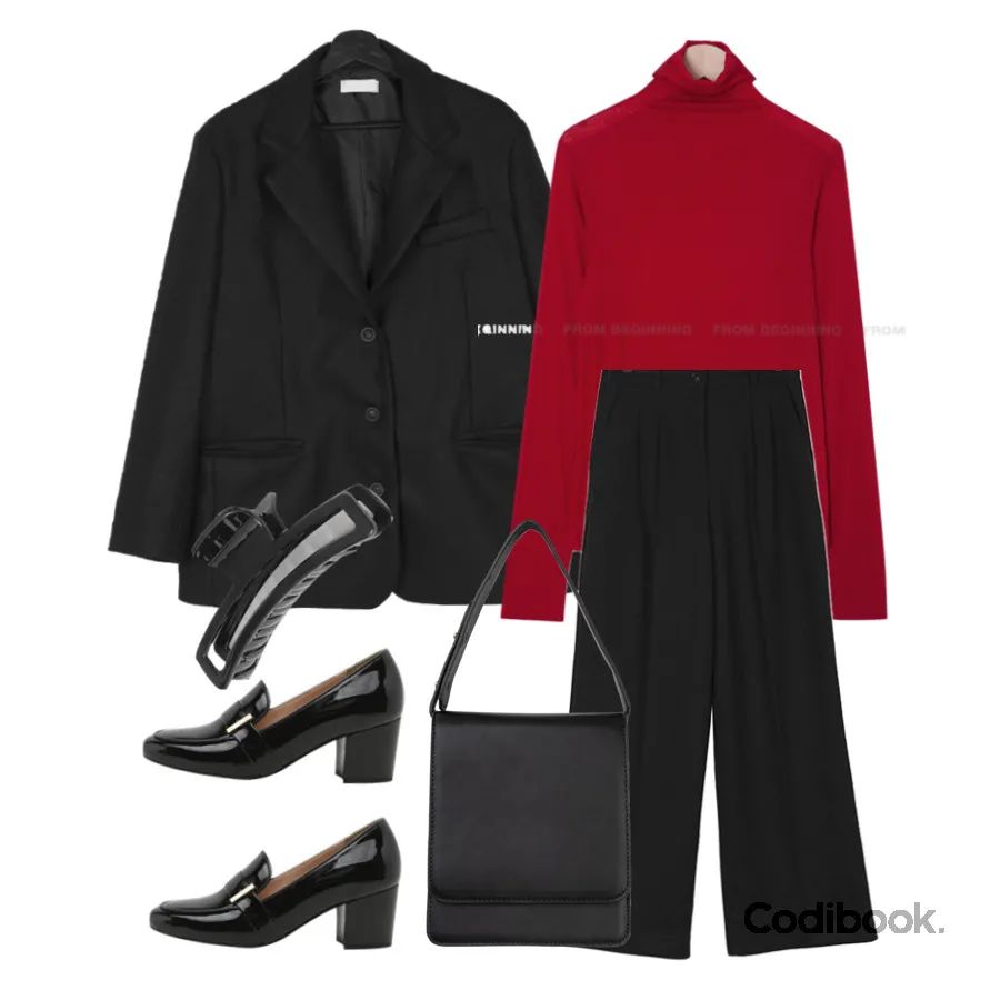 红色系穿搭过年成熟,红色系穿搭过年高级感