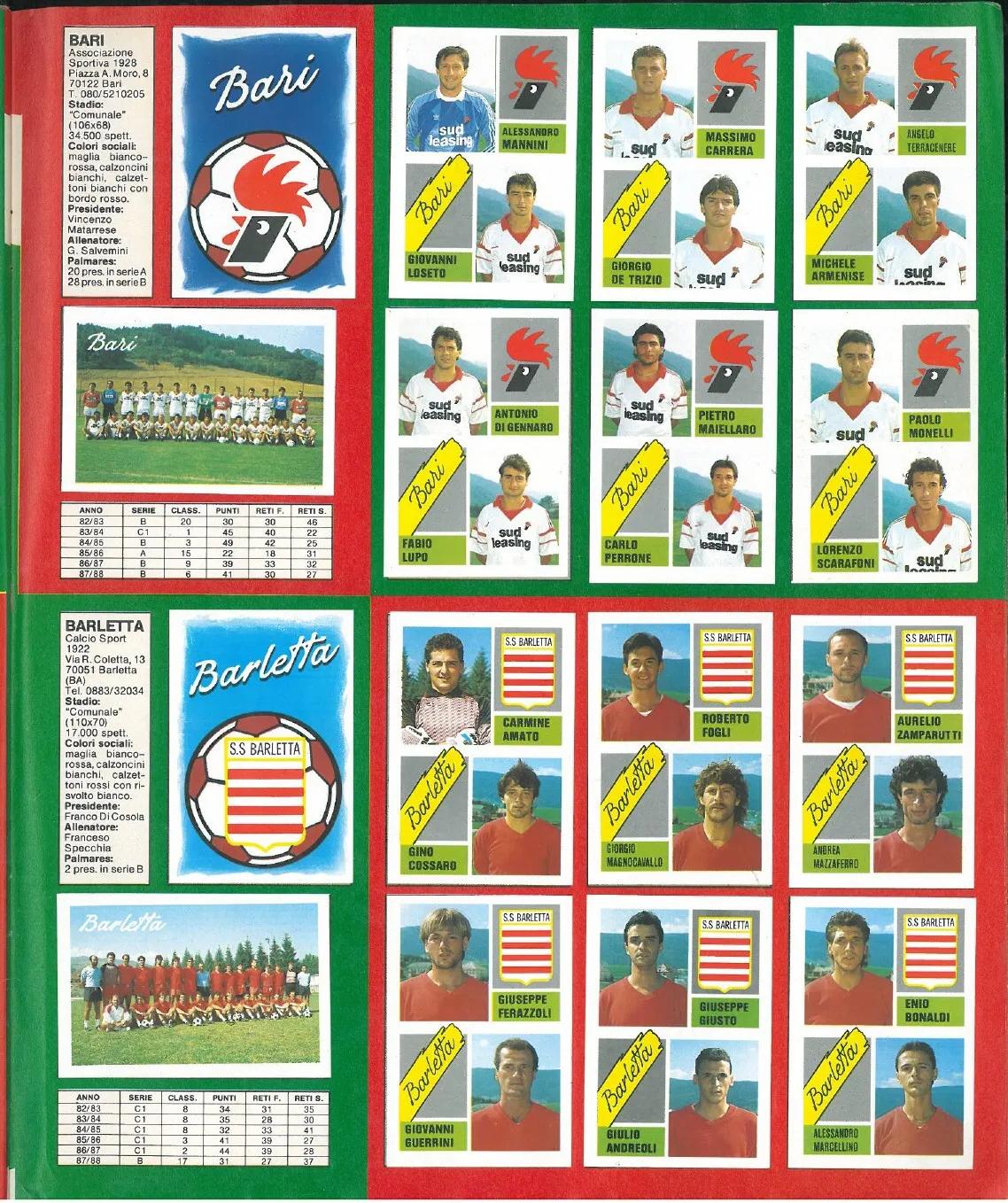 「忆意甲」一本意大利足球画册带你回顾1988/89赛季意甲联赛