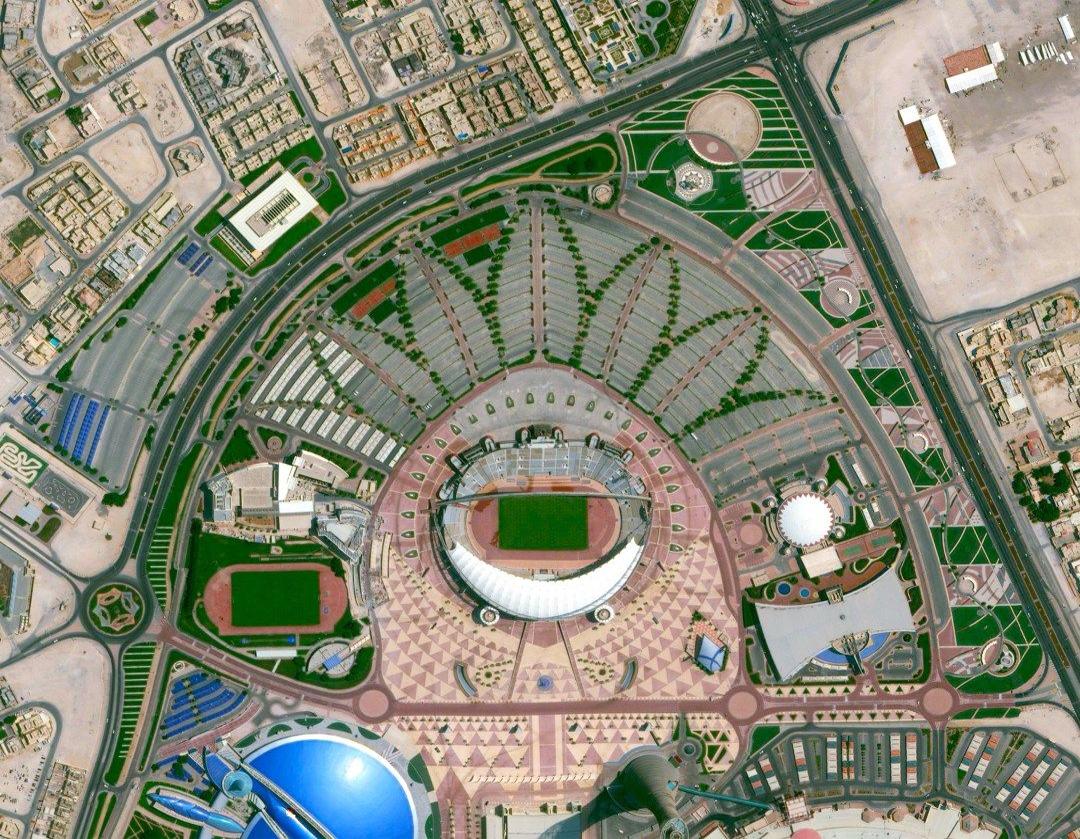 卡塔尔世界杯主体育场照片,卡塔尔世界杯地标建筑
