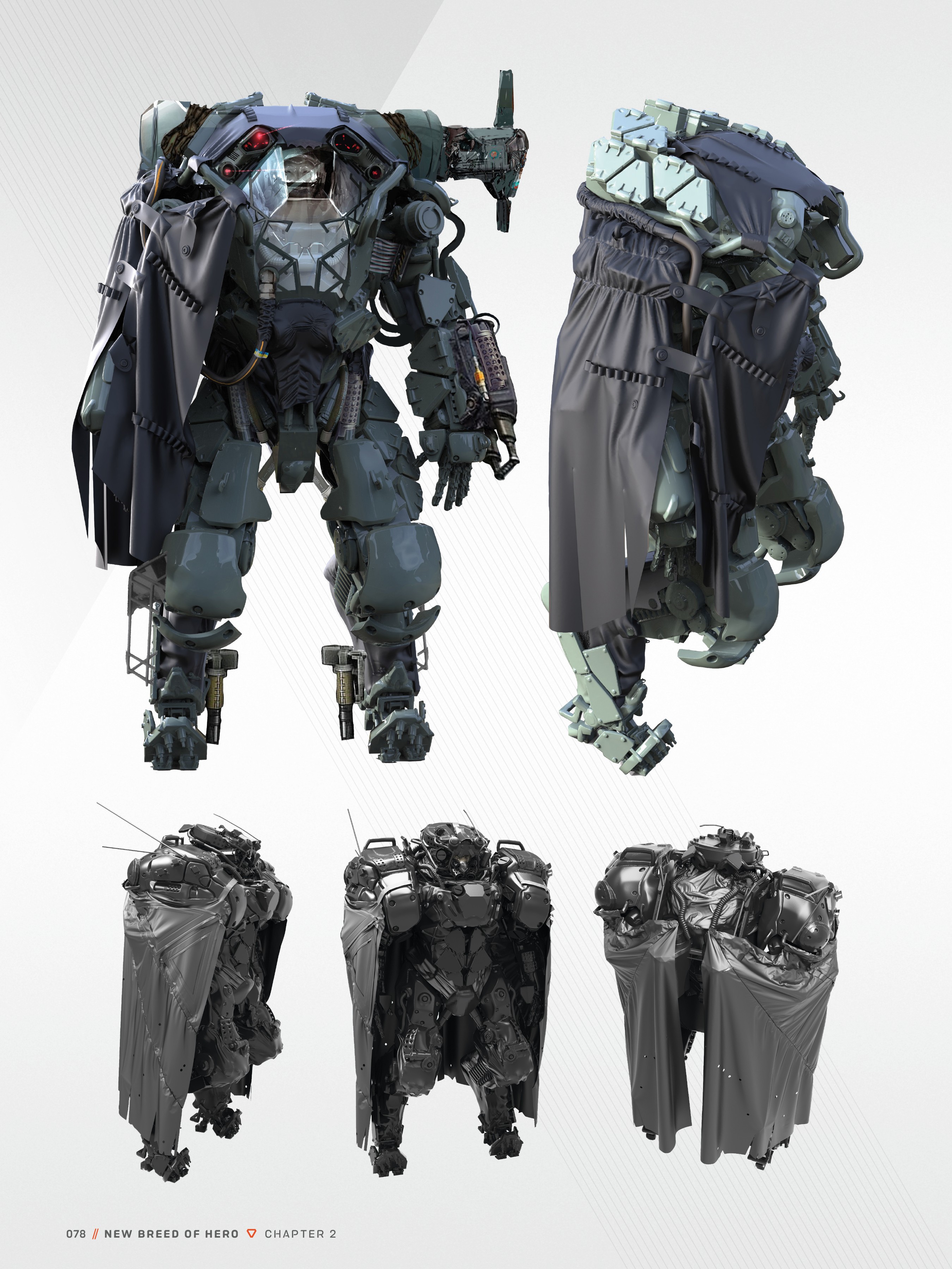 科幻怪与机械战甲的圣歌｜游戏TheArtofAnthem官方艺术设定集