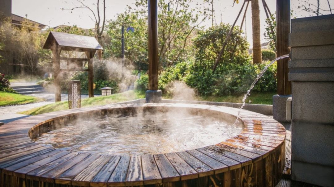 杭州附近泡温泉好去处推荐,杭州民宿推荐3-4人独立泡温泉