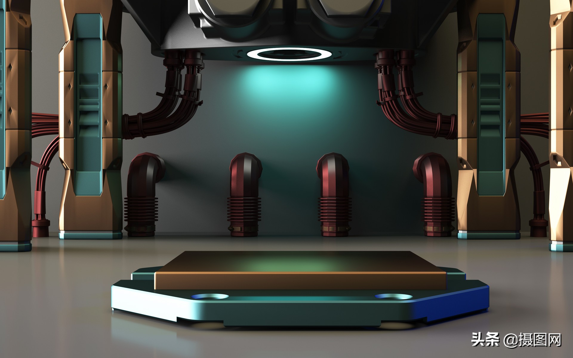 3d背景立体图,3d展台产品模型图