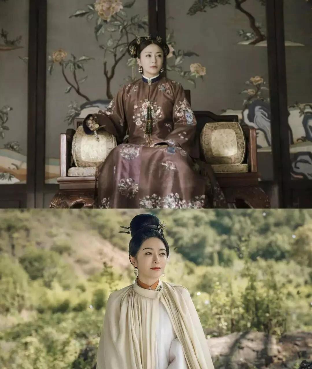 刘亦菲宋轶蓝色礼服,刘亦菲和宋轶谁更美