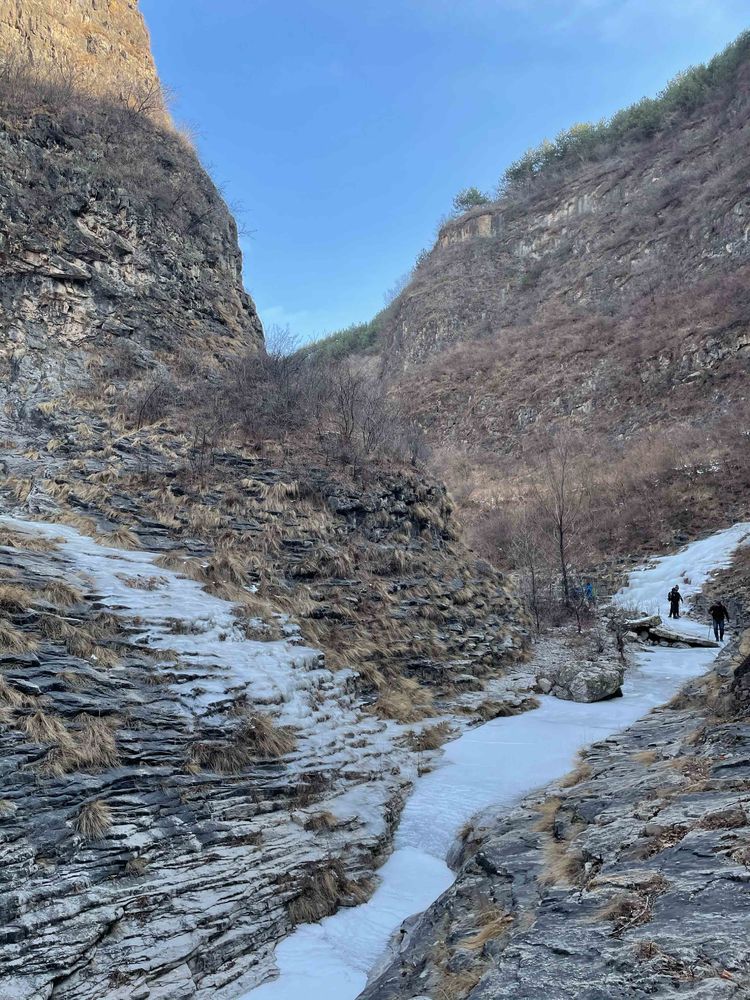 长治冰瀑布,山西冰挂美景