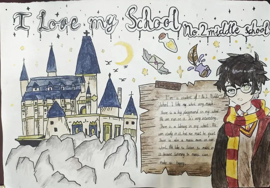 手抄报比赛英语初中,关于英语大赛的手抄报图片