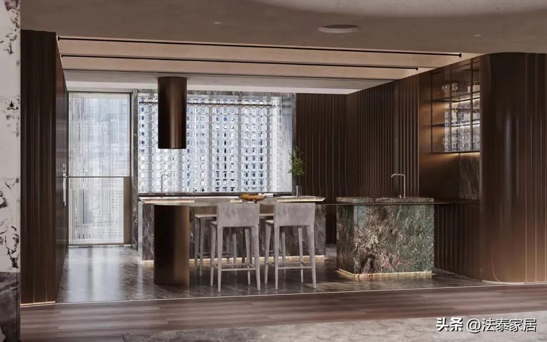 客厅墙柜与展示柜一体化,门墙柜一体化解决方案