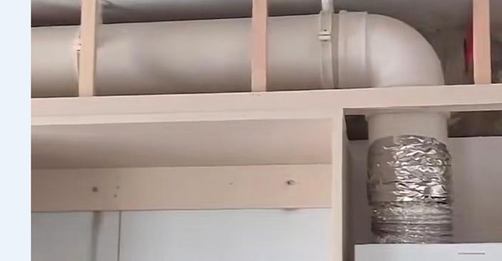 装修油烟机管道190口径,装修油烟机排风管处理