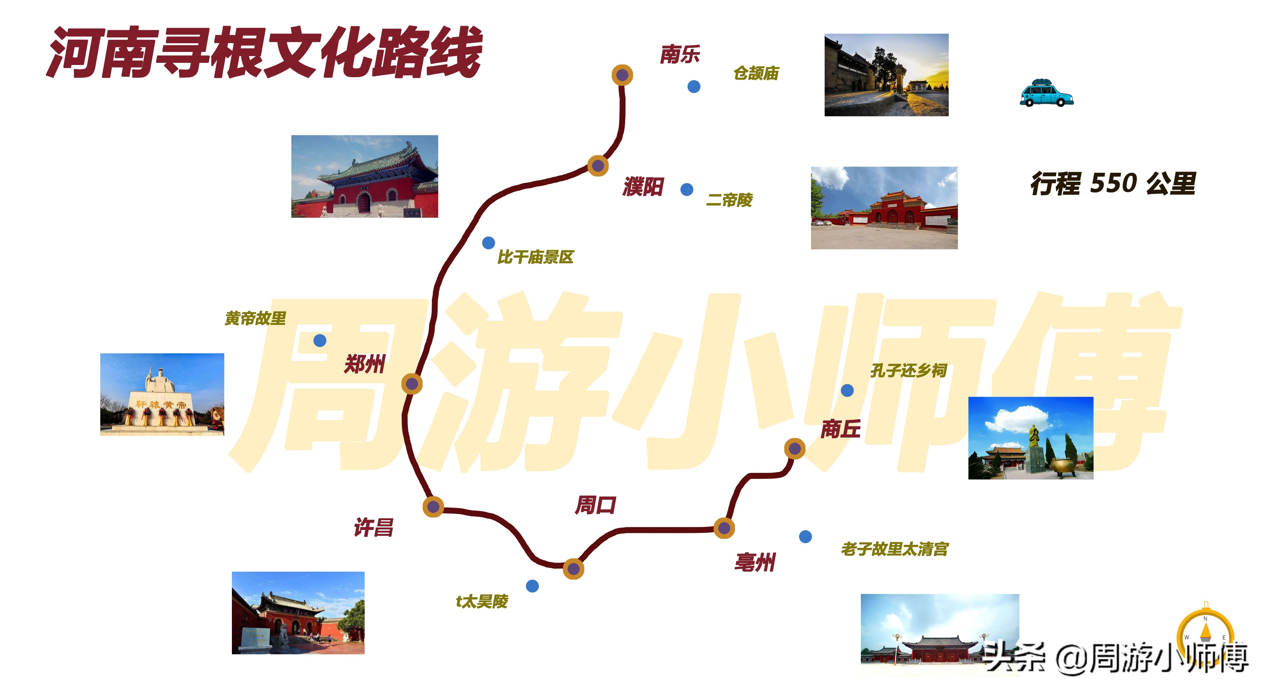 河南自驾去哪里？河南省内7条精华主题自驾路线攻略地图分享