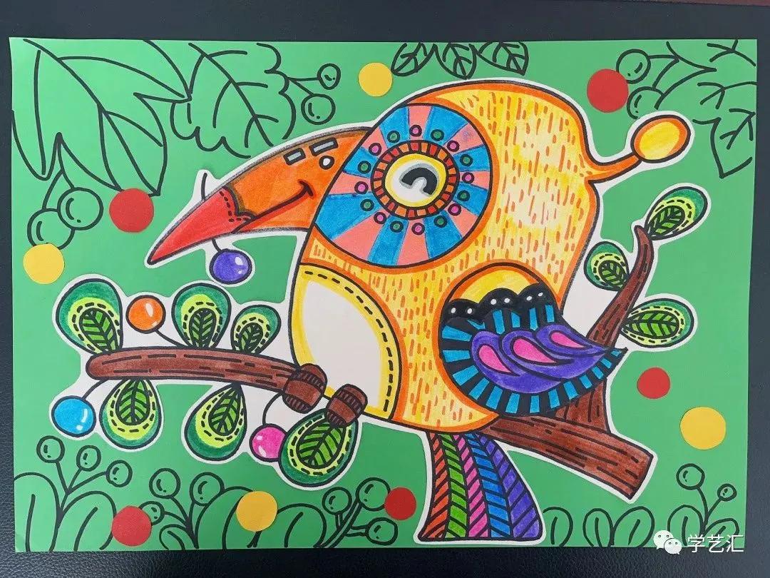 怎么画又漂亮又萌的儿童画,儿童画考级1-10级作品图片范画