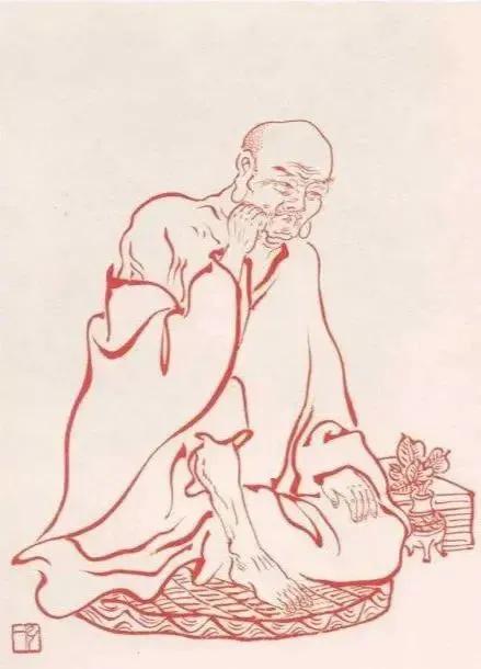 工笔白描罗汉图这线条美绝了,罗汉佛工笔白描图片